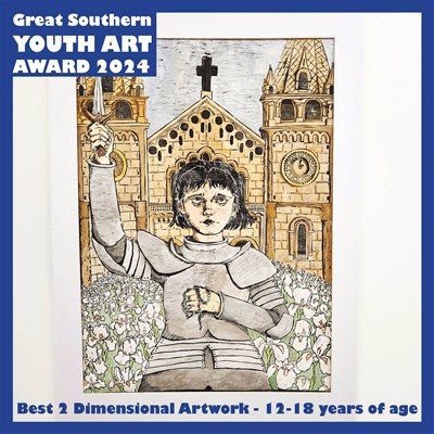Great Southern Youth Art Award 2024 - 2D – 12 – 18. Winner – Annabelle