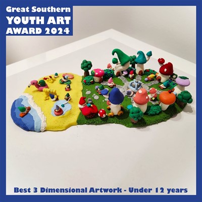 Great Southern Youth Art Award 2024 - 3D – Under 12. Winner – Oaklea WEAVER.