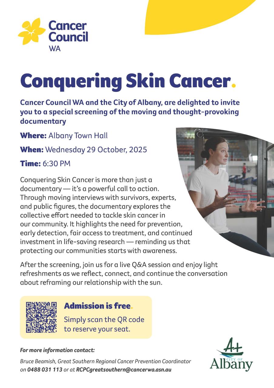 Conquering Skin Cancer - Movie Screening
