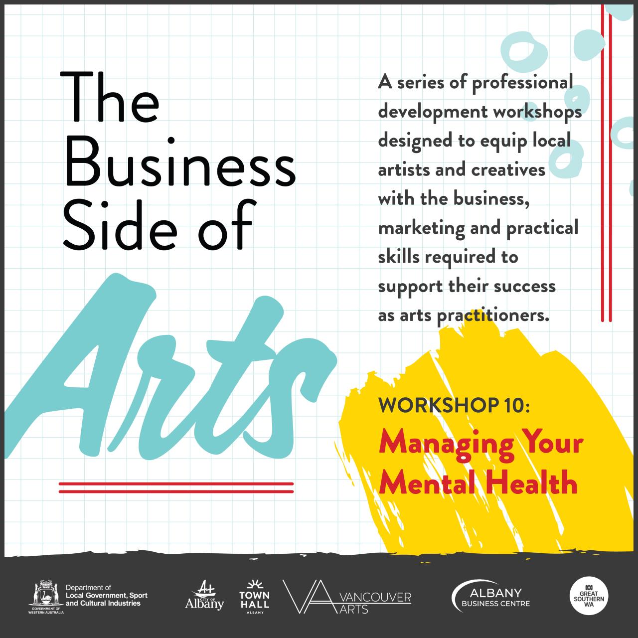 The Business Side of Arts - Managing Your Mental Health
