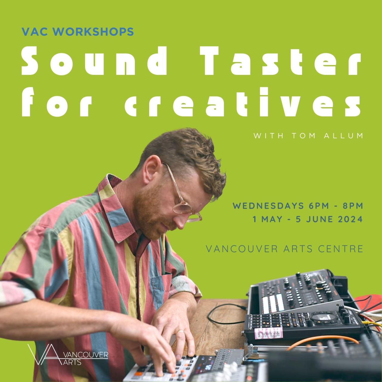 Sound Taster for Creatives workshop series